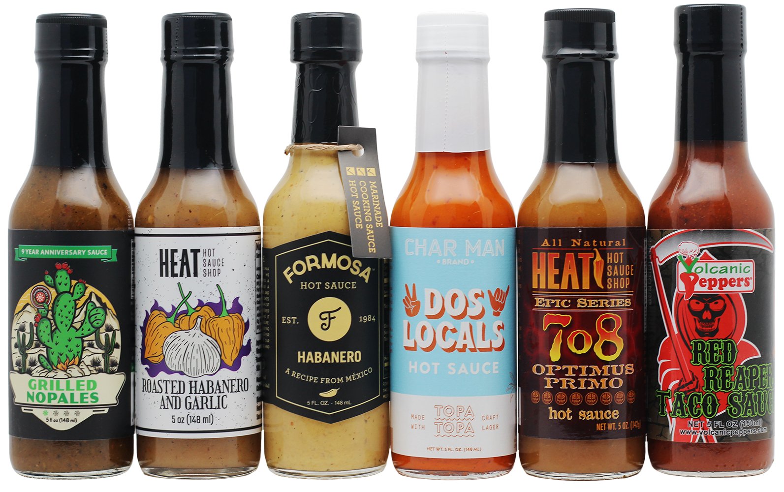 Hot Sauce Tasting 6-Pack
