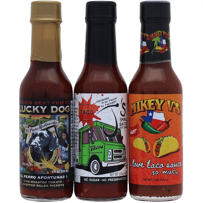 Taco Hot Sauce 3-Pack